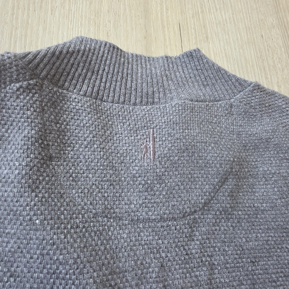 Johnnie O Estaban Johnny Collar Sweater Men's Size XL Gray - Picture 4 of 9